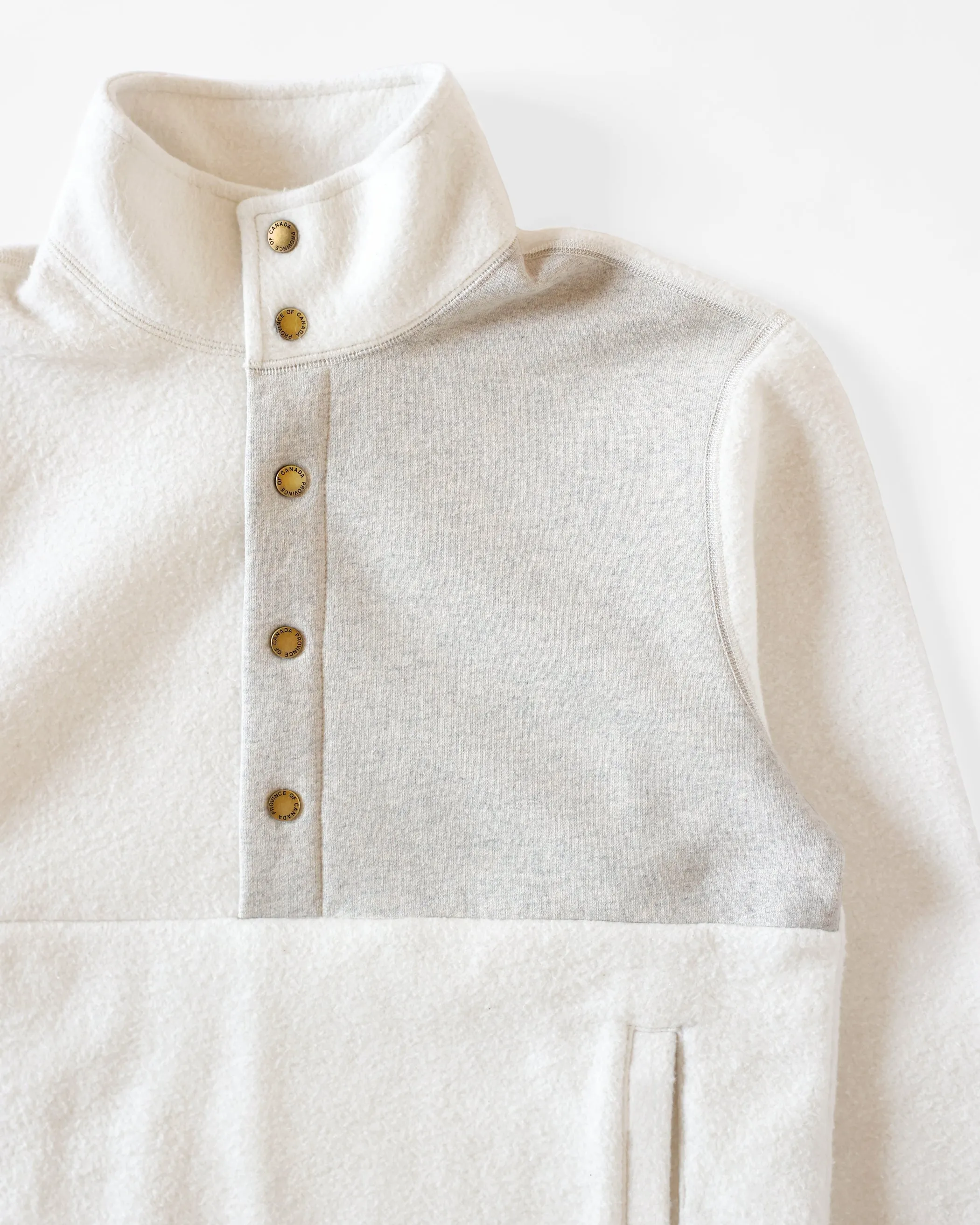 Reverse Fleece Pullover Eggshell - Unisex sold by Province of Canada product image thumbnail 4