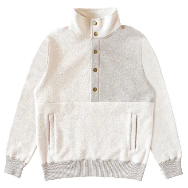 Reverse Fleece Pullover Eggshell - Unisex sold by Province of Canada