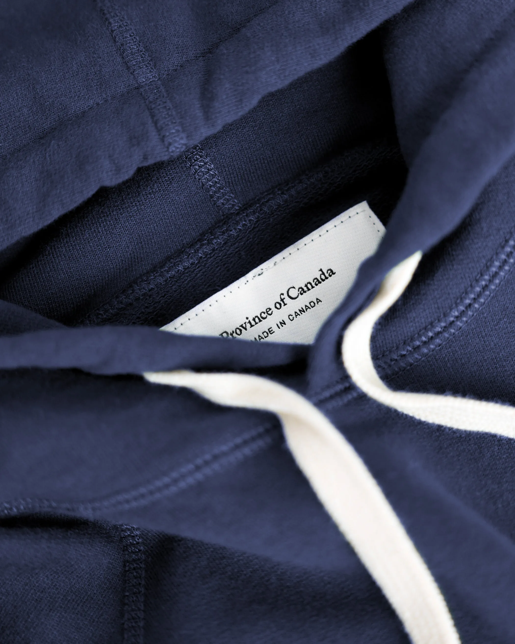 French Terry Hoodie Navy - Unisex sold by Province of Canada product image thumbnail 5