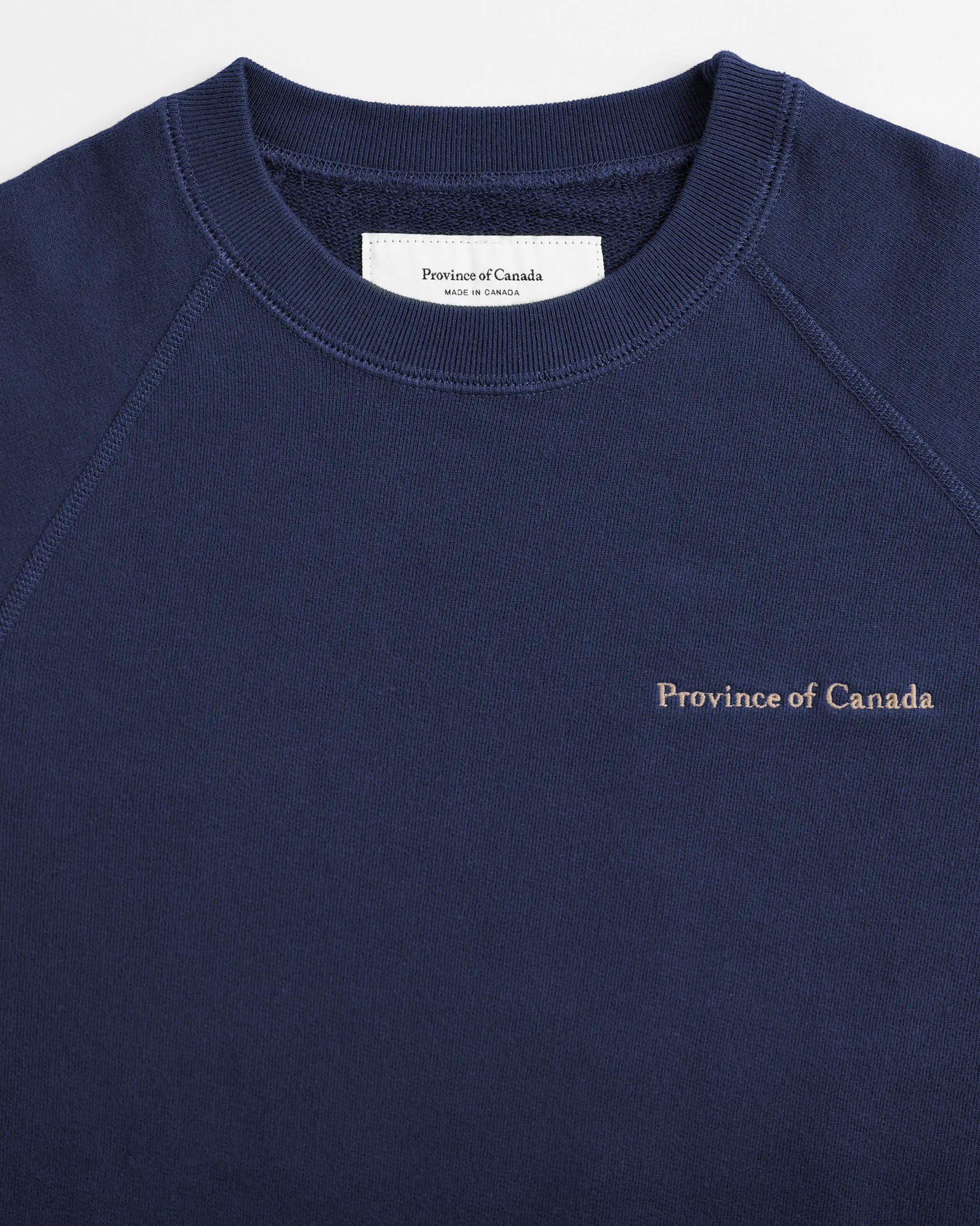 French Terry Sweatshirt Navy - Unisex sold by Province of Canada product image thumbnail 3
