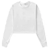 Monday Long Sleeve Crop Top Cloud sold by Province of Canada