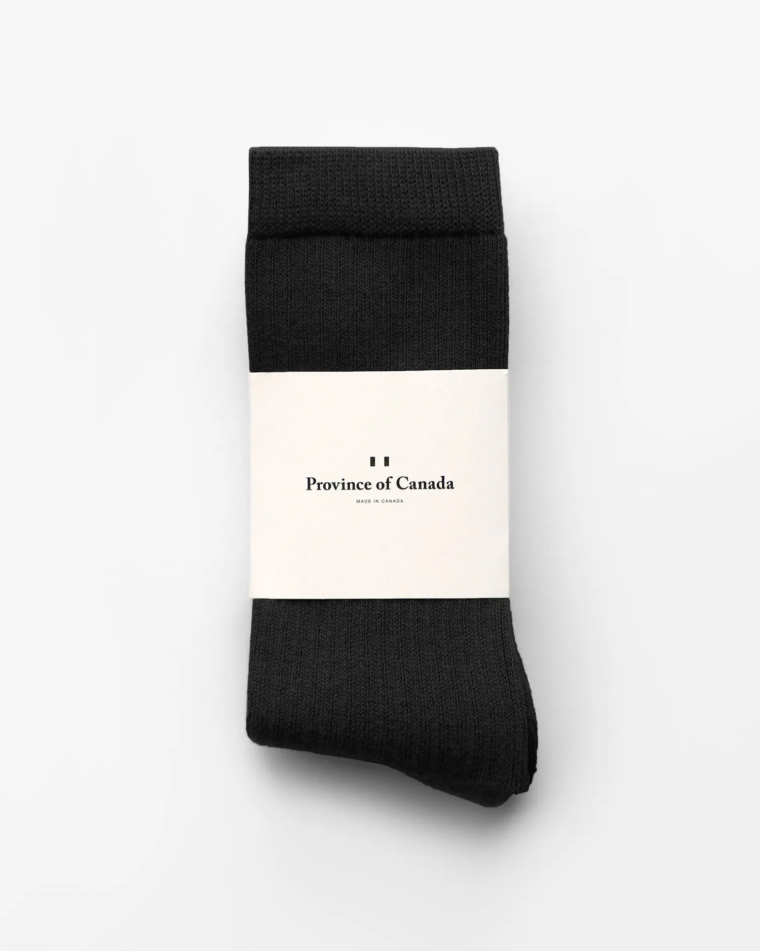 Everyday Sock Black sold by Province of Canada product image thumbnail 2