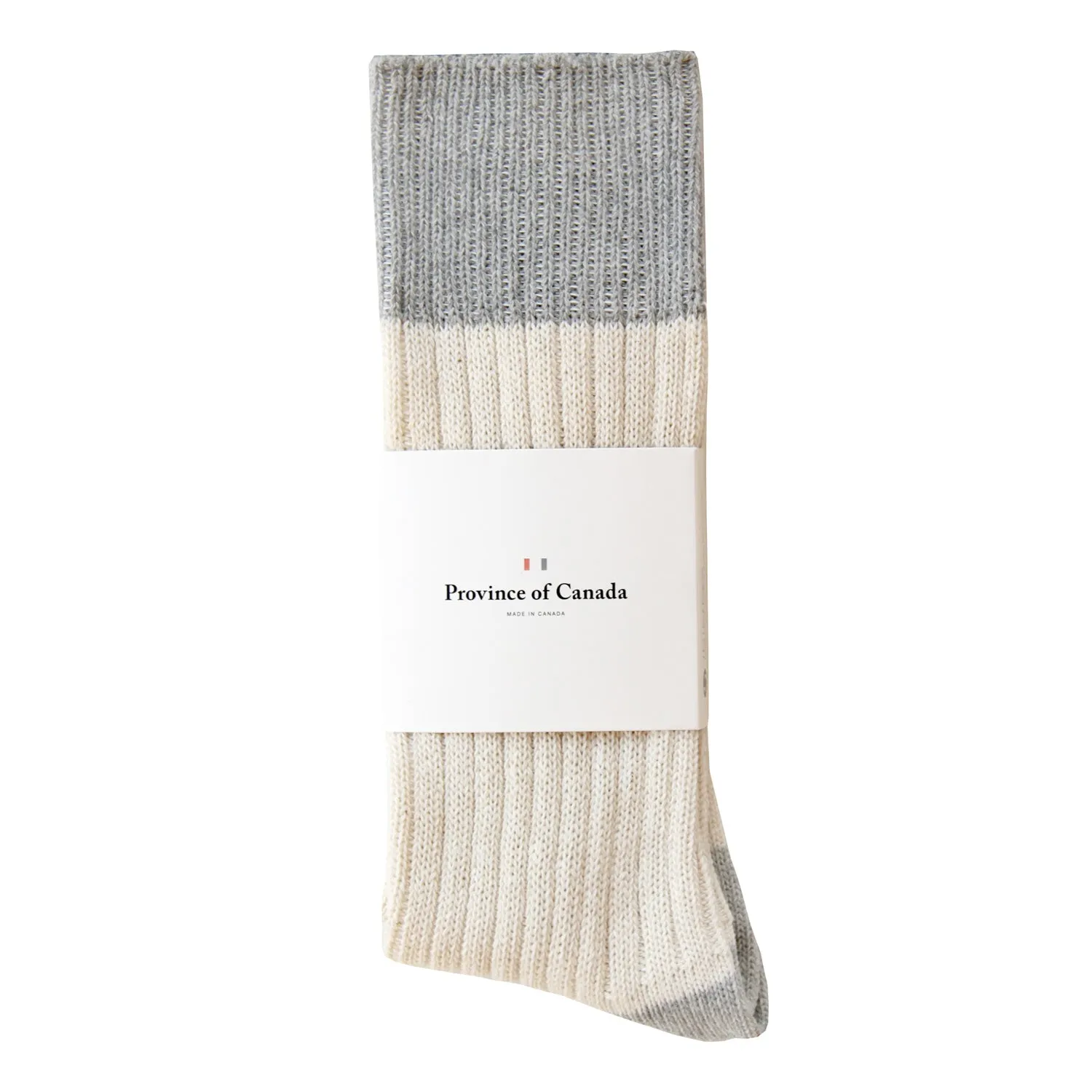 Cream Block Sock sold by Province of Canada product image thumbnail 2
