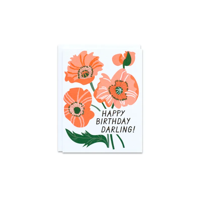 Happy Birthday Darling Greeting Card sold by Province of Canada