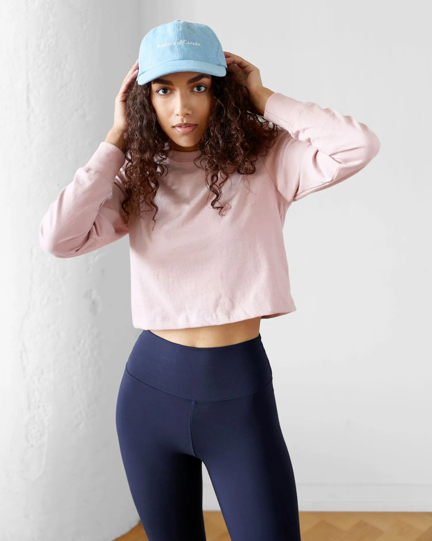 Monday Long Sleeve Crop Top Dusk sold by Province of Canada product image thumbnail 2