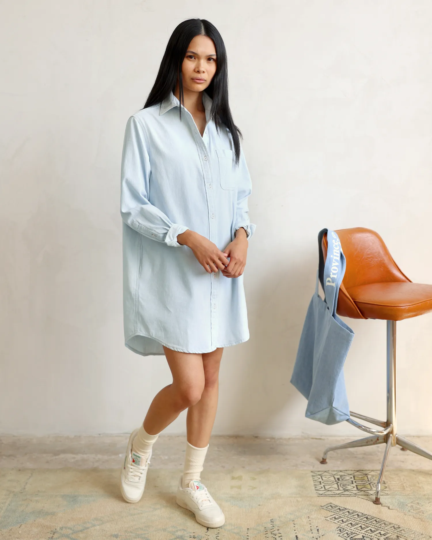 Light Wash Denim Dress sold by Province of Canada product image thumbnail 2