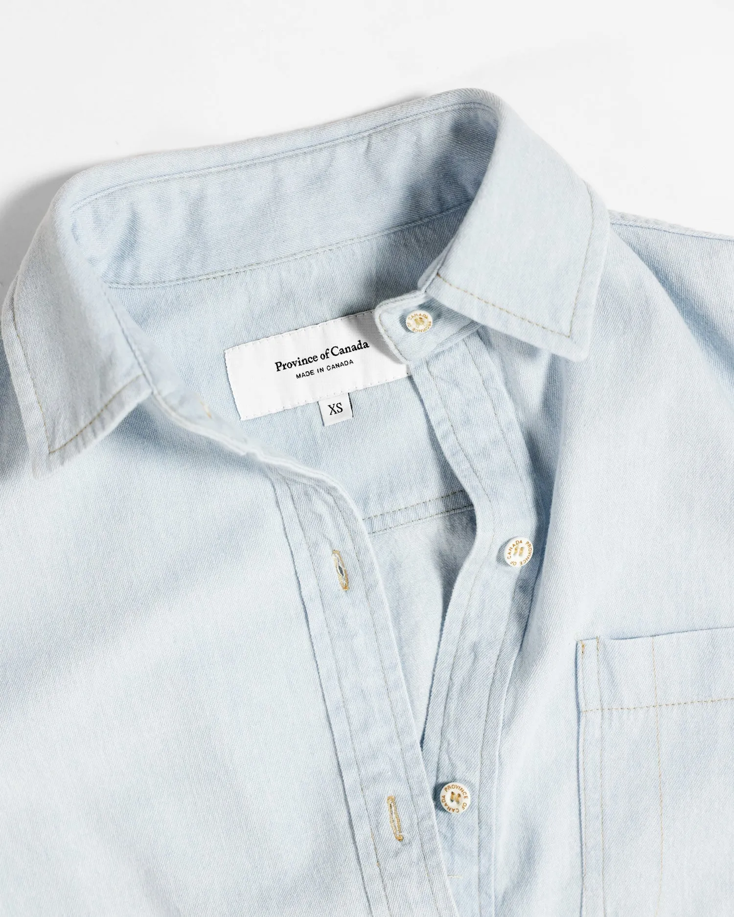 Light Wash Denim Dress sold by Province of Canada product image thumbnail 4