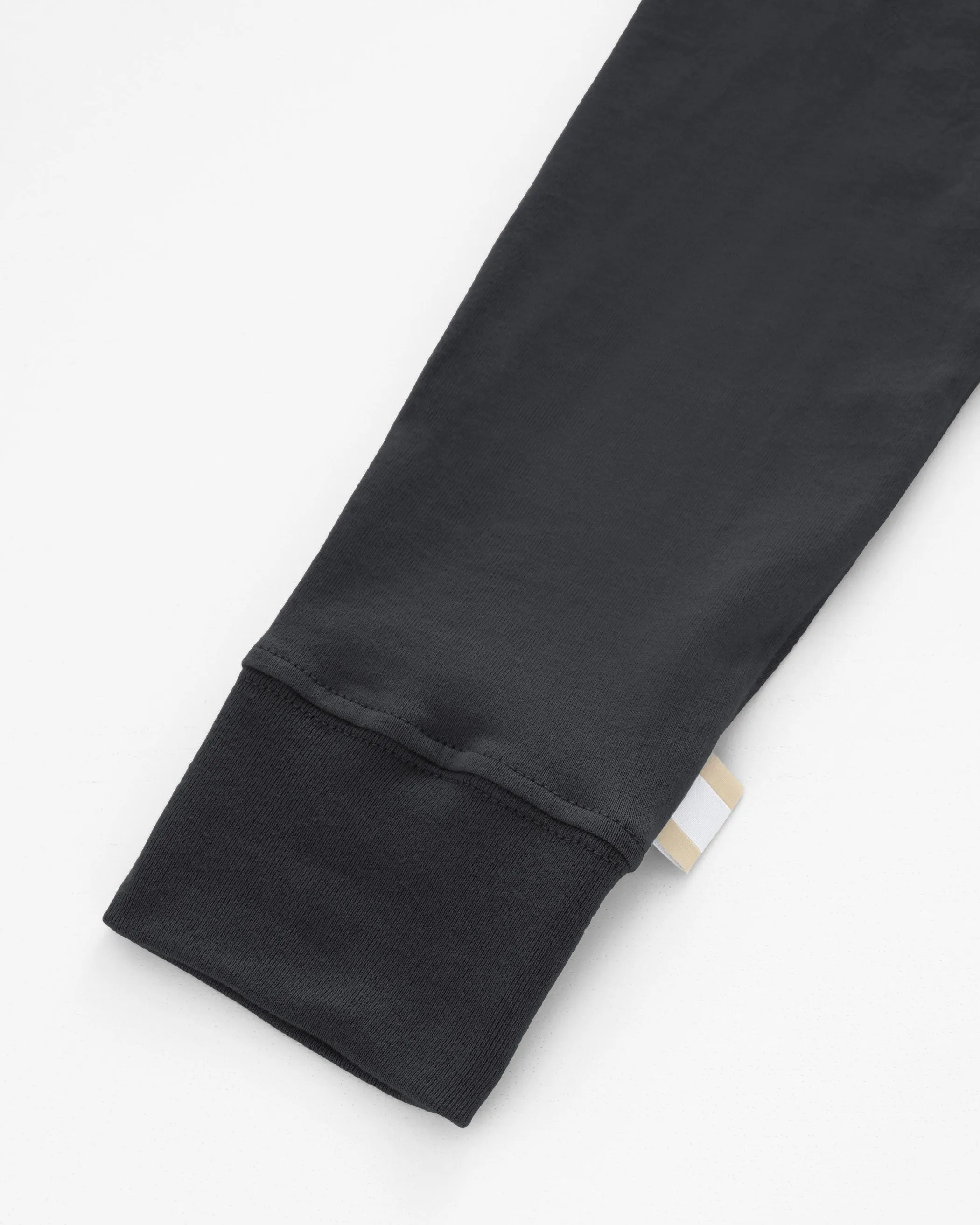 Monday Long Sleeve Crop Top Ink sold by Province of Canada product image thumbnail 4