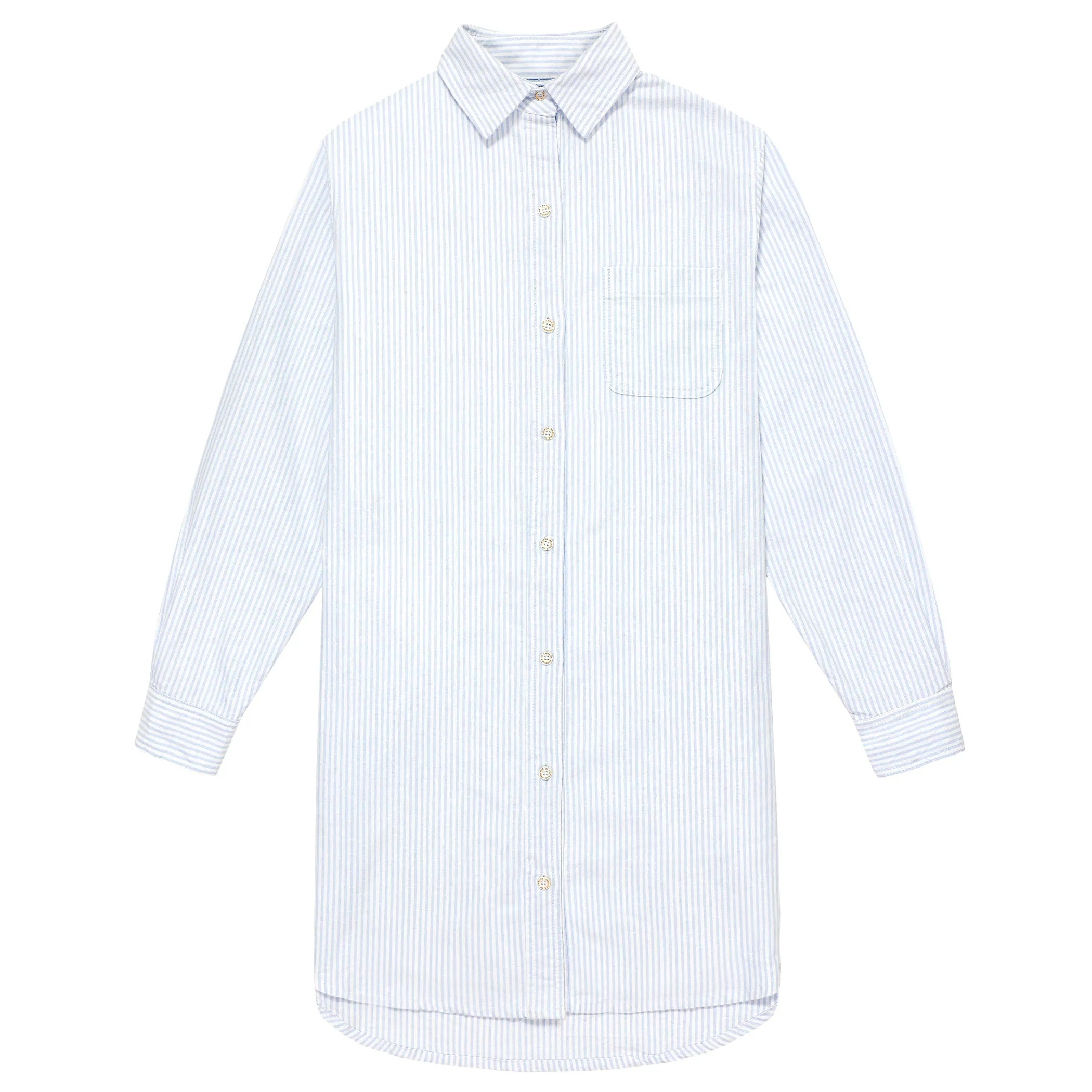 Oxford Stripe Dress Blue sold by Province of Canada