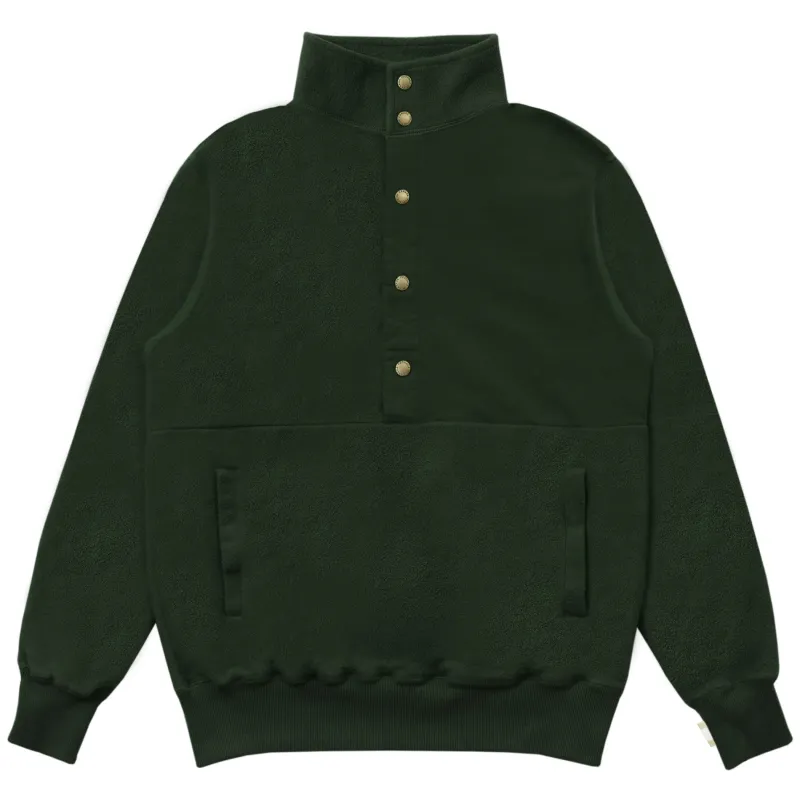 Reverse Fleece Pullover Forest - Unisex sold by Province of Canada