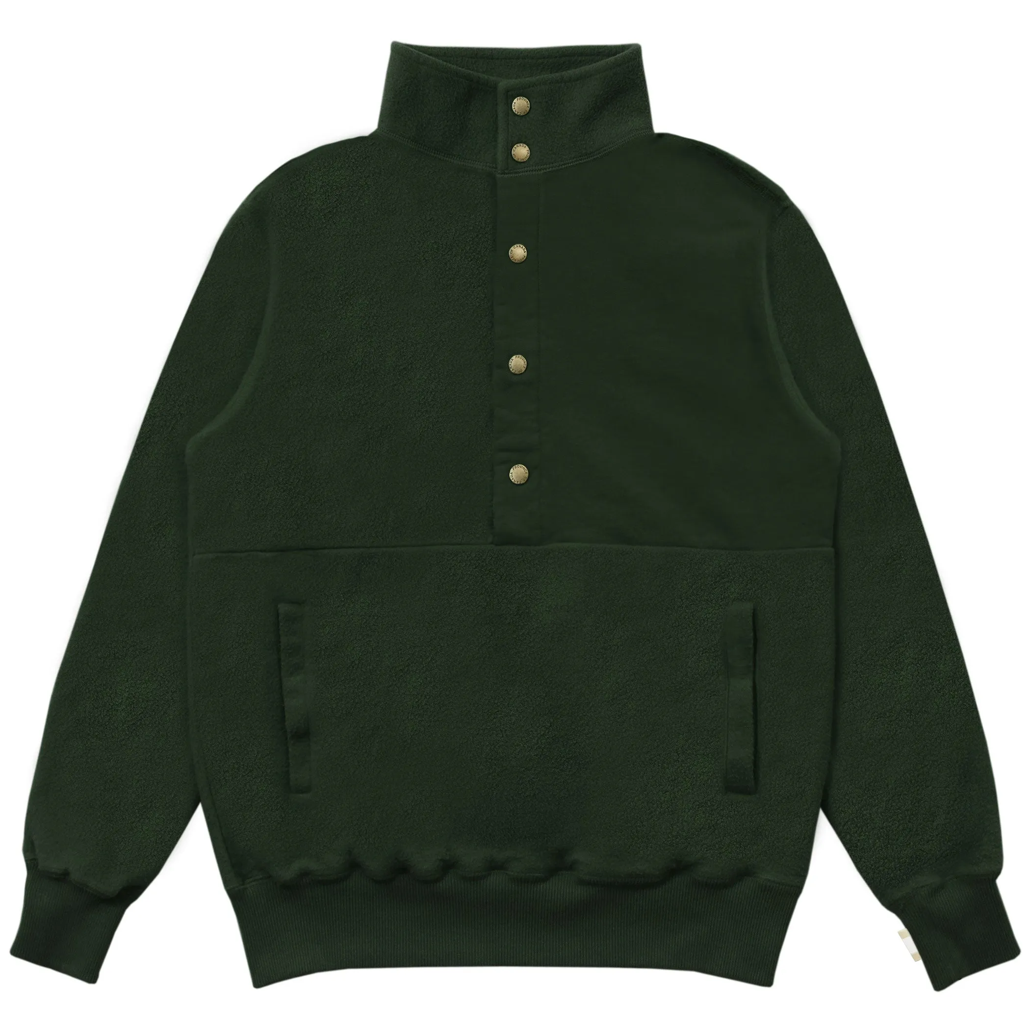 Reverse Fleece Pullover Forest - Unisex sold by Province of Canada