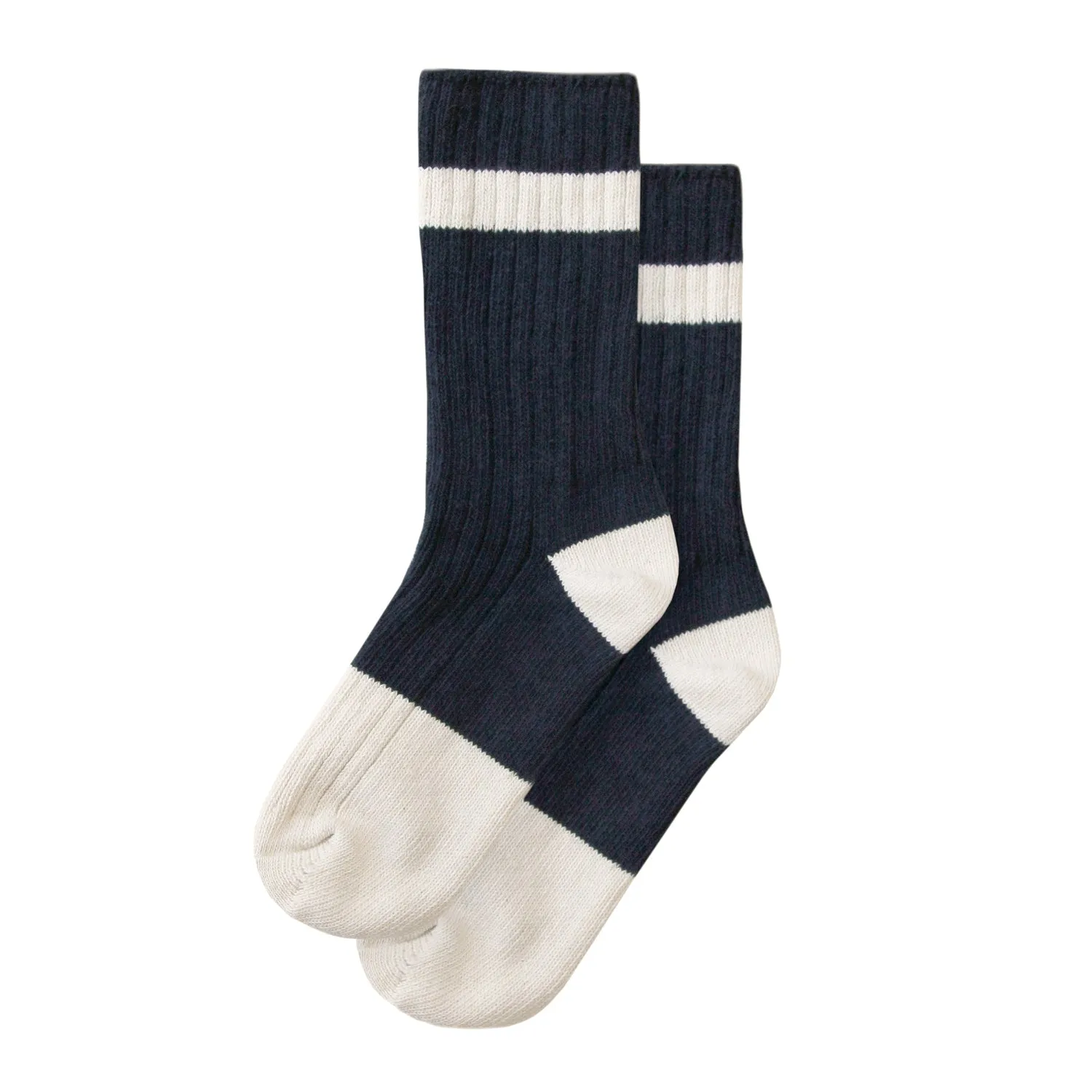 Recycled Cotton Sock Navy sold by Province of Canada