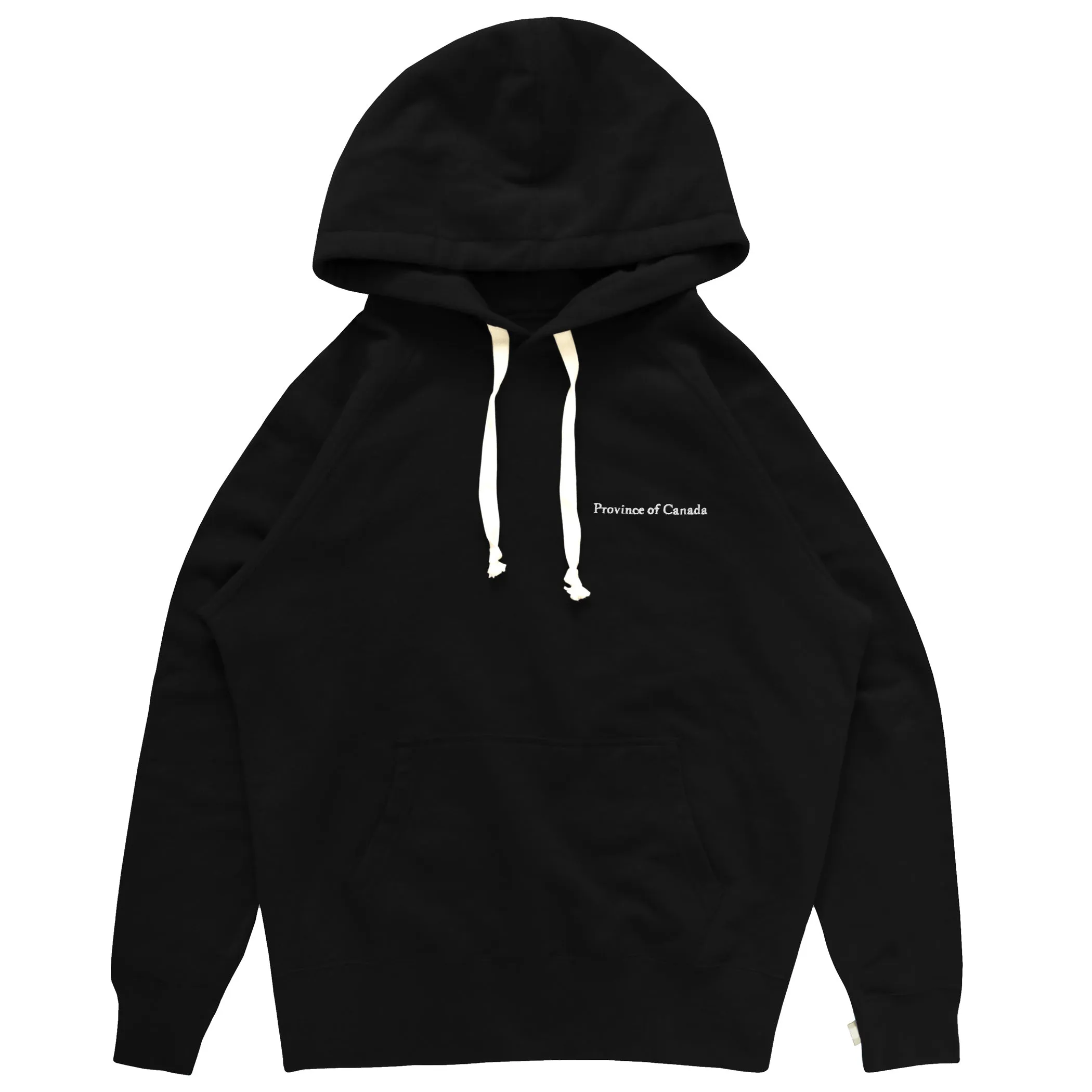 French Terry Hoodie Black - Unisex sold by Province of Canada