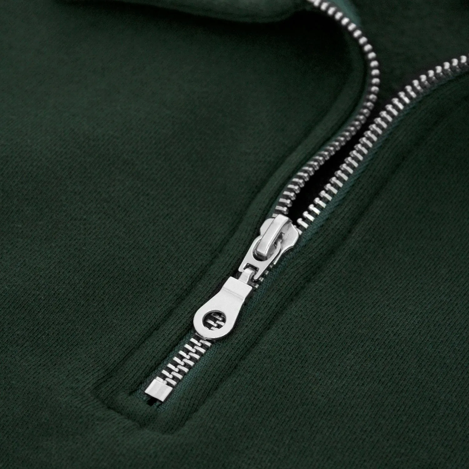 Half Zip Fleece Sweatshirt Forest - Unisex sold by Province of Canada product image thumbnail 5