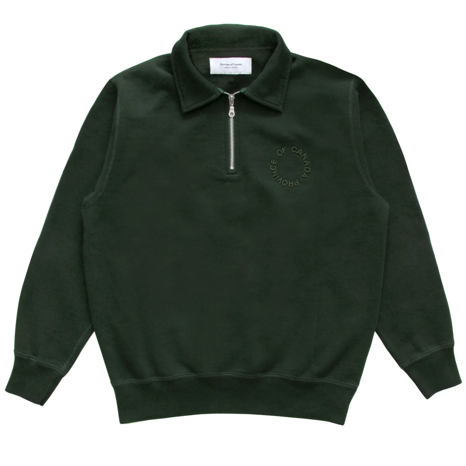 Half Zip Fleece Sweatshirt Forest - Unisex sold by Province of Canada