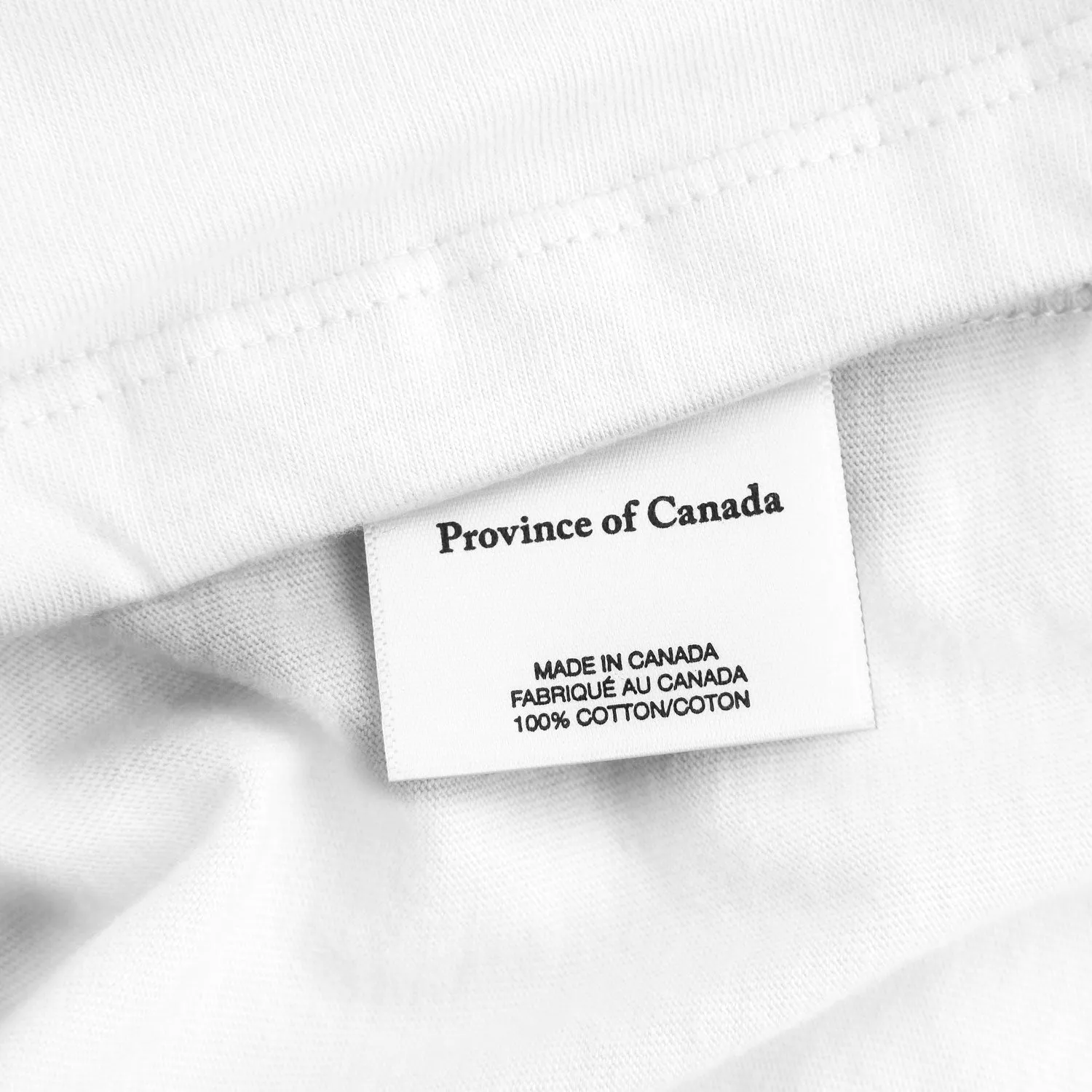 Monday Long Sleeve Crop Top White sold by Province of Canada product image thumbnail 5