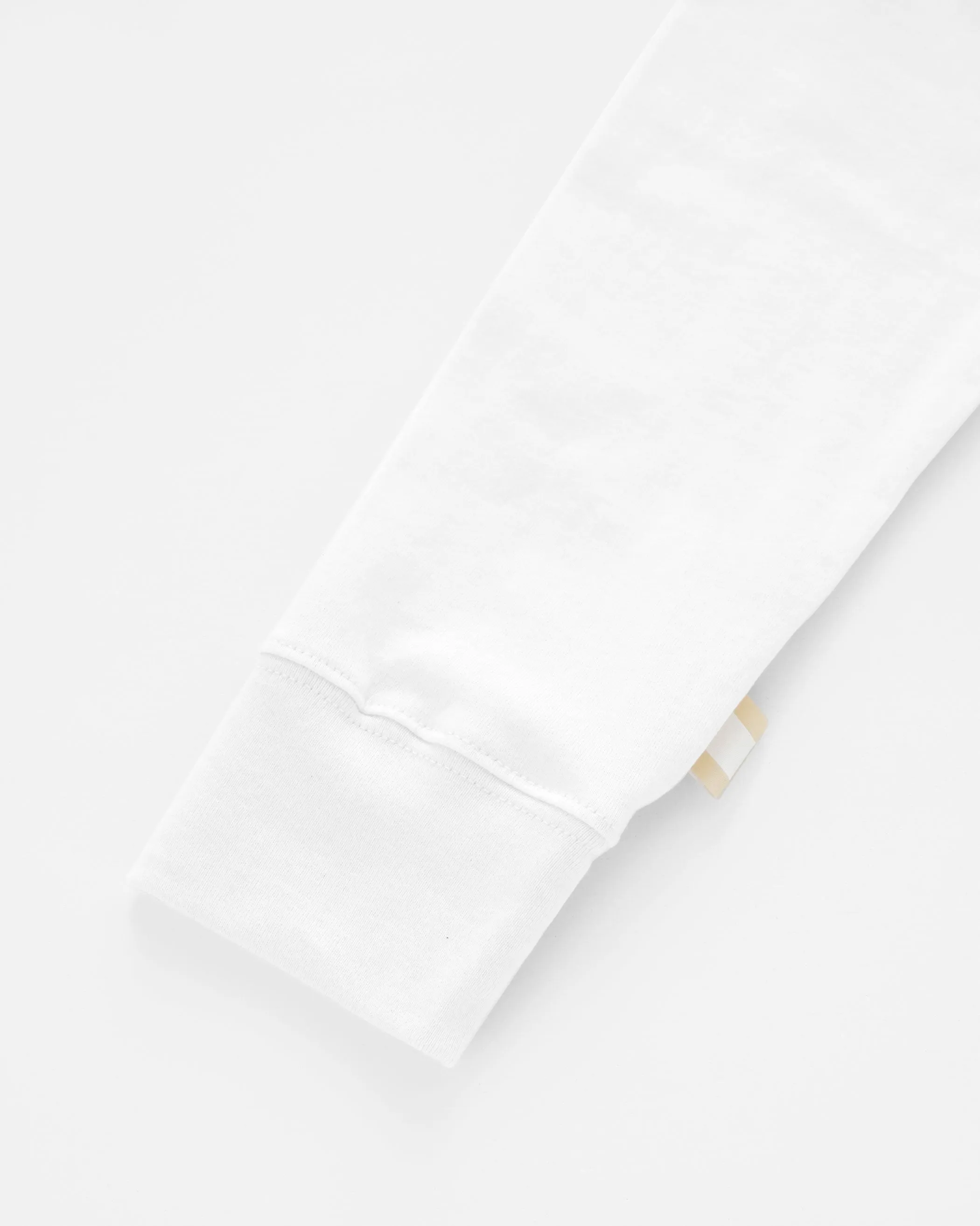 Monday Long Sleeve Crop Top White sold by Province of Canada product image thumbnail 4