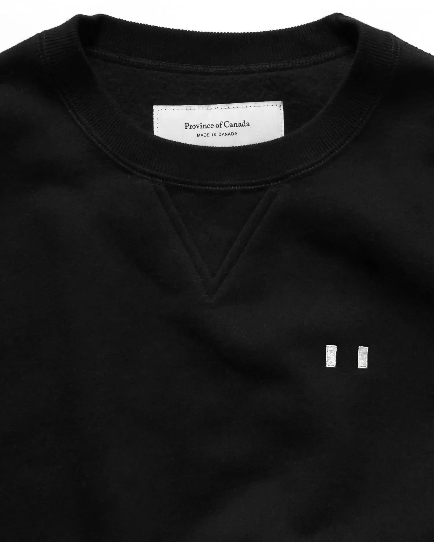 Lounge Fleece Sweatshirt Black - Unisex sold by Province of Canada product image thumbnail 3