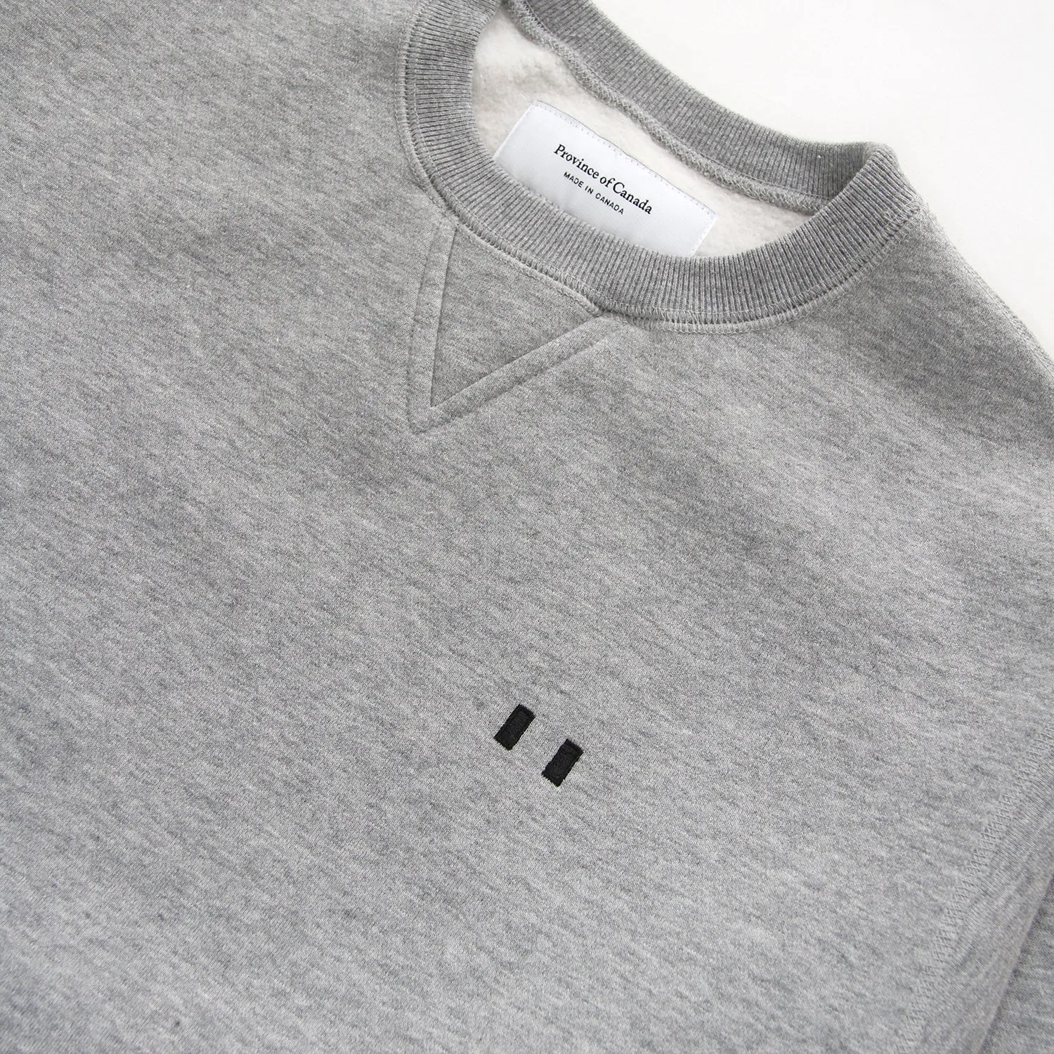 Lounge Fleece Sweatshirt Heather Grey - Unisex sold by Province of Canada product image thumbnail 3