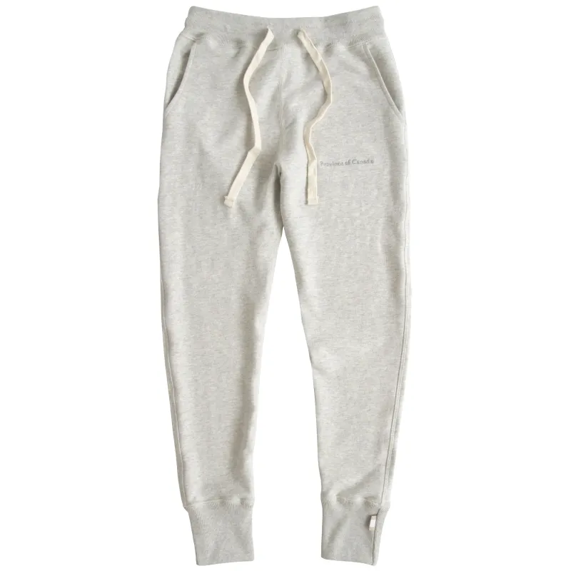 Skinny French Terry Sweatpant Eggshell - Unisex sold by Province of Canada