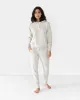 Skinny French Terry Sweatpant Eggshell - Unisex sold by Province of Canada