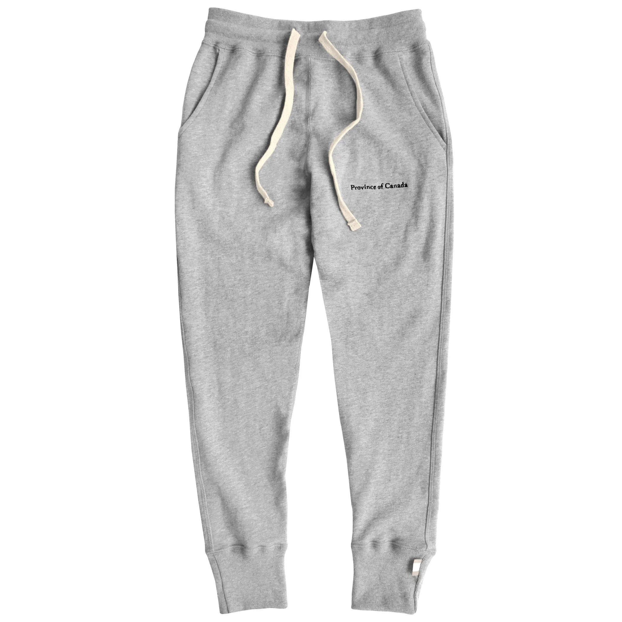 Skinny French Terry Sweatpant Heather Grey - Unisex sold by Province of Canada