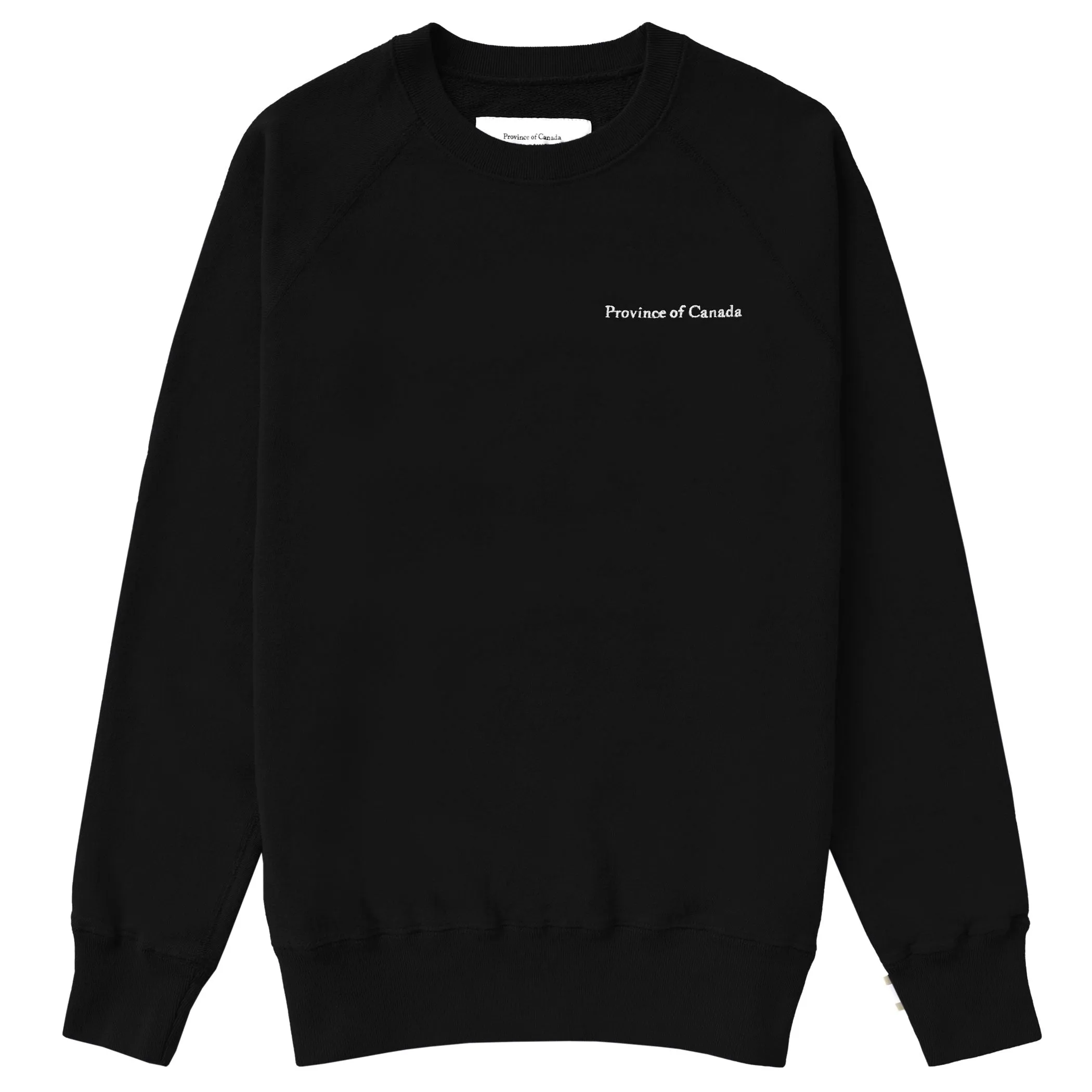 French Terry Sweatshirt Black - Unisex sold by Province of Canada
