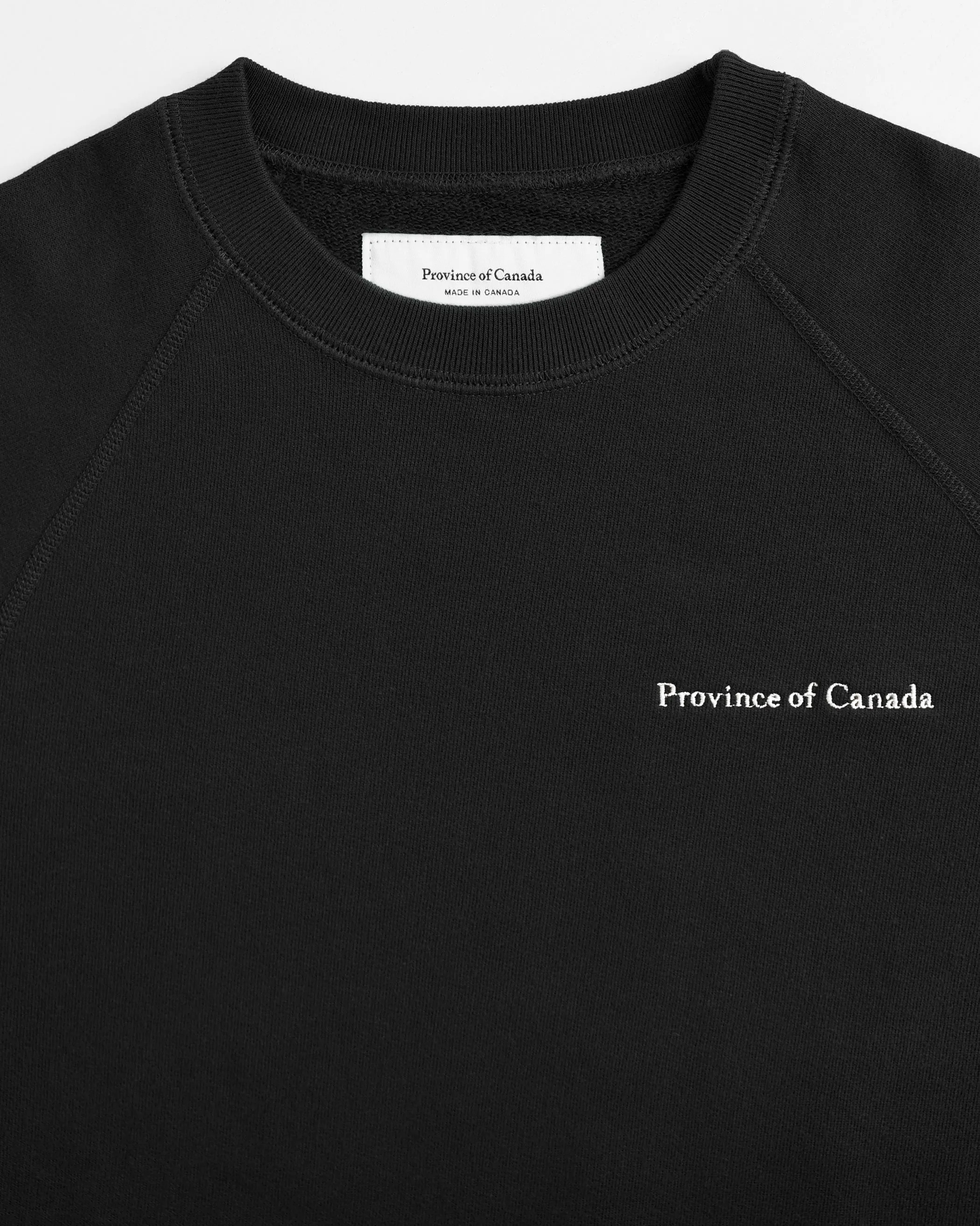 French Terry Sweatshirt Black - Unisex sold by Province of Canada product image thumbnail 4