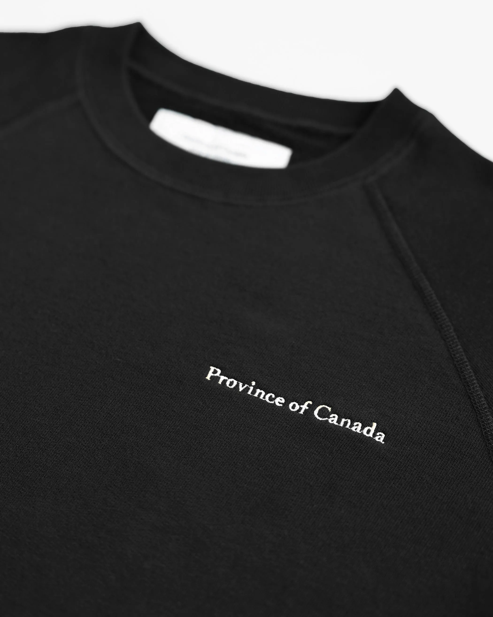 French Terry Sweatshirt Black - Unisex sold by Province of Canada product image thumbnail 5