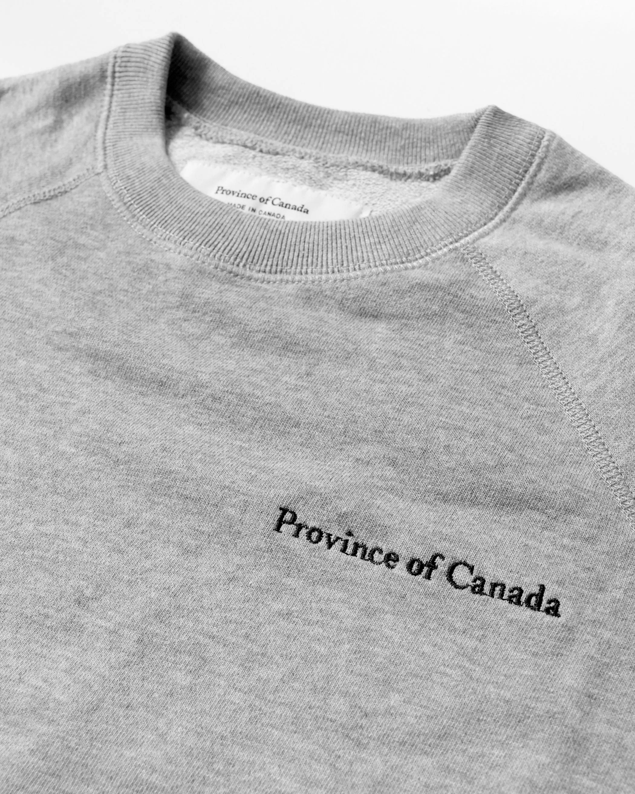 French Terry Sweatshirt Heather Grey sold by Province of Canada product image thumbnail 5