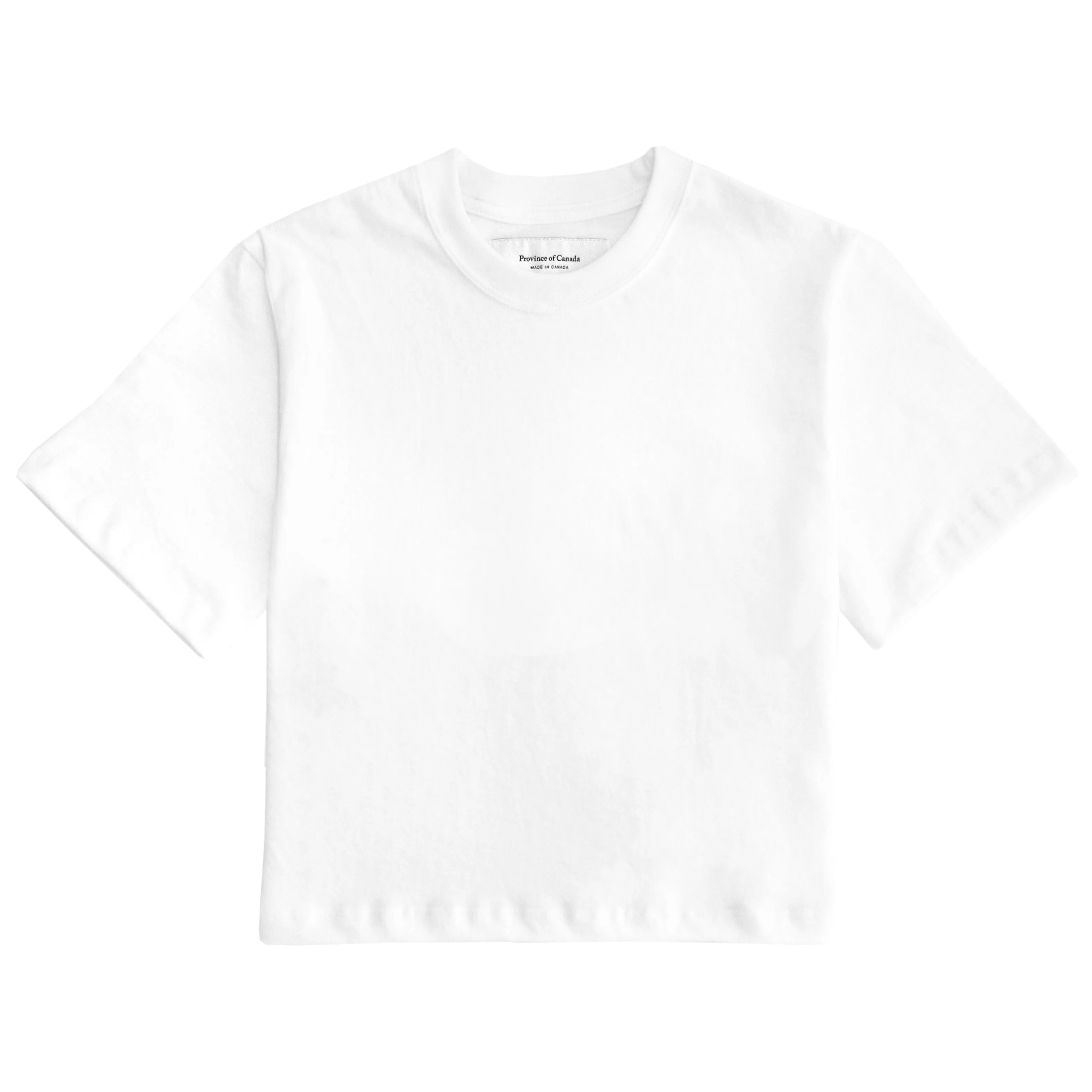 Monday Crop Top White sold by Province of Canada