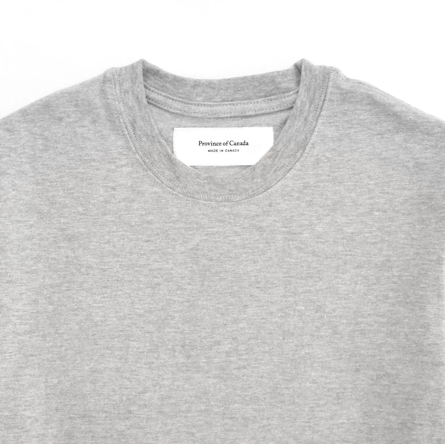 Monday Long Sleeve Tee Heather Grey - Unisex sold by Province of Canada product image thumbnail 3