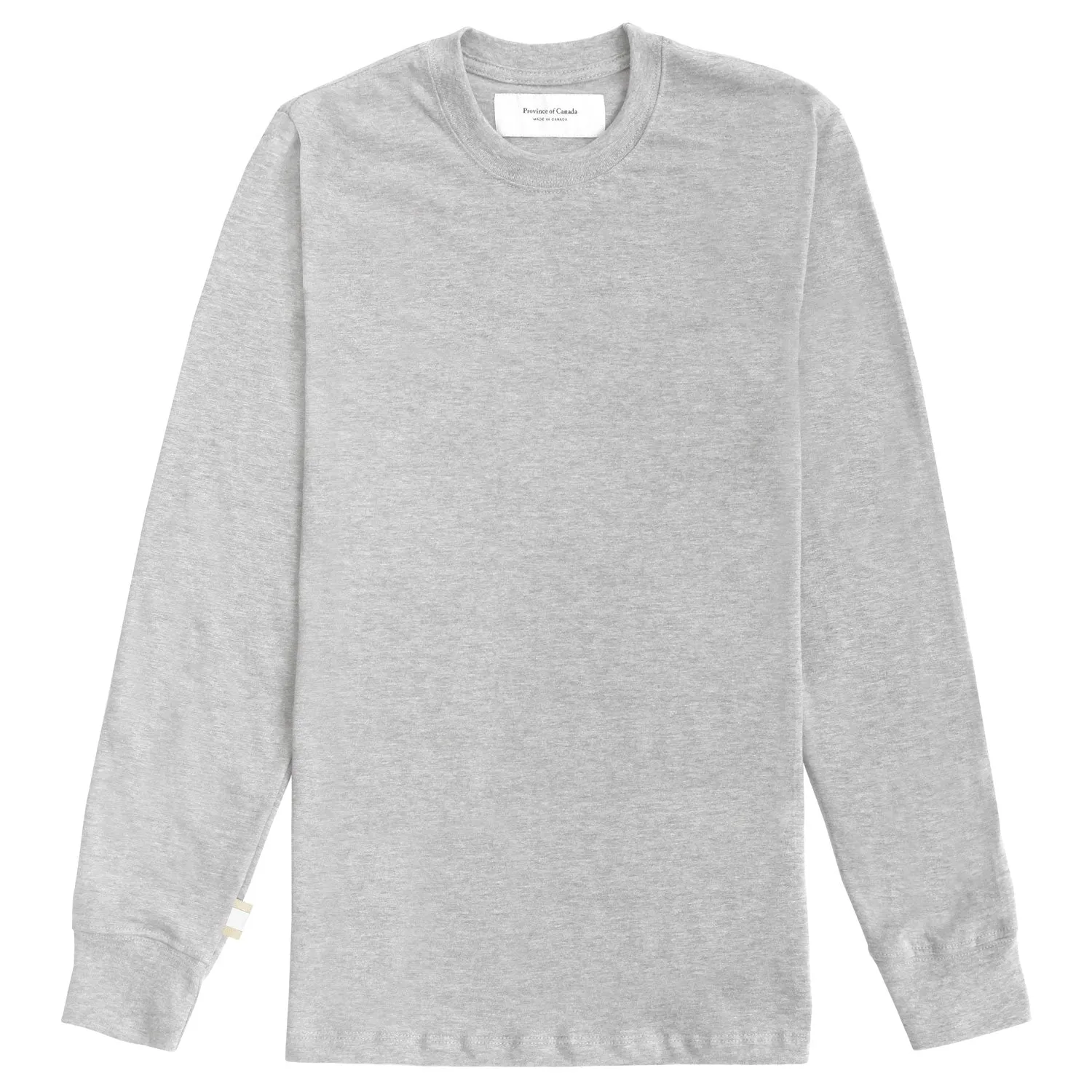 Monday Long Sleeve Tee Heather Grey - Unisex sold by Province of Canada