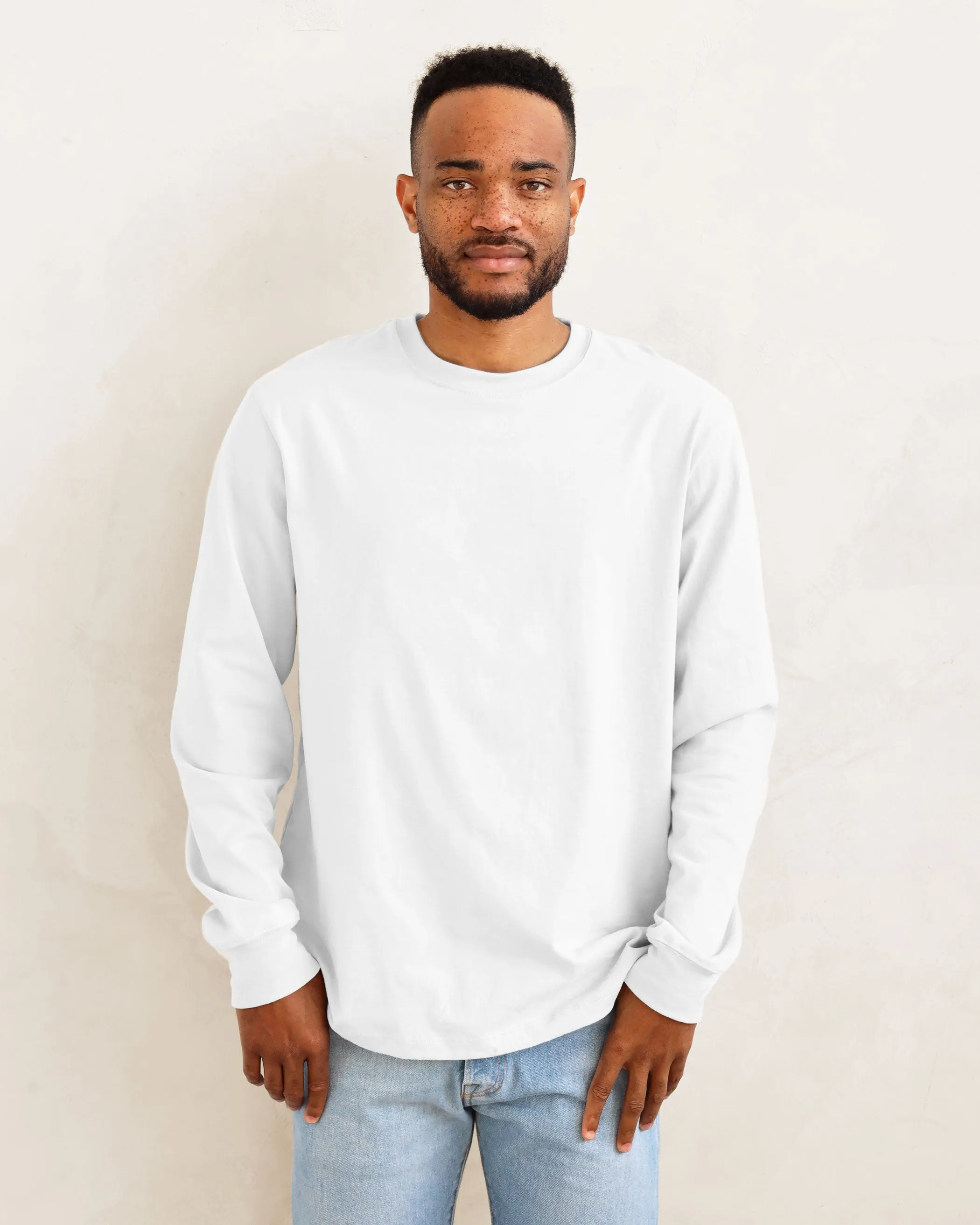 Monday Long Sleeve Tee White - Unisex sold by Province of Canada product image thumbnail 2