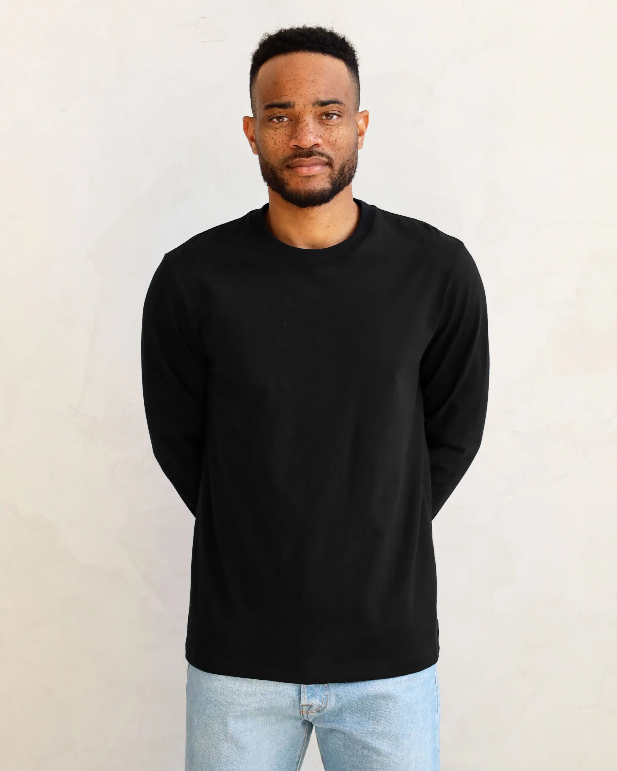 Monday Long Sleeve Tee Black - Unisex sold by Province of Canada product image thumbnail 2