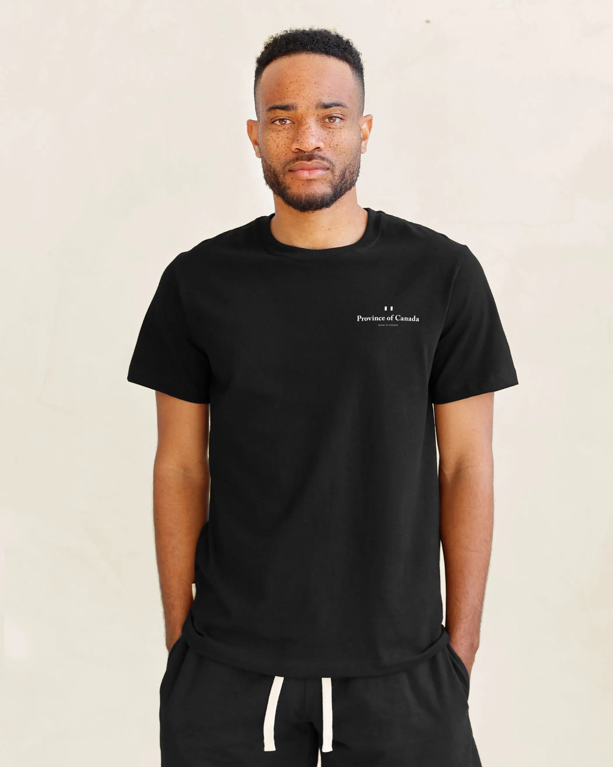 Left Chest Logo Tee Black - Unisex sold by Province of Canada product image thumbnail 2
