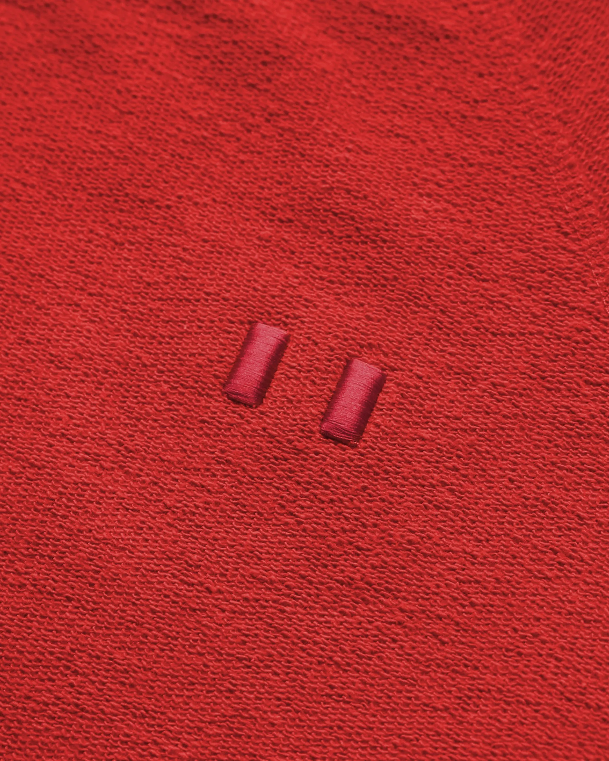 Reverse French Terry Sweatshirt Red - Unisex sold by Province of Canada product image thumbnail 5