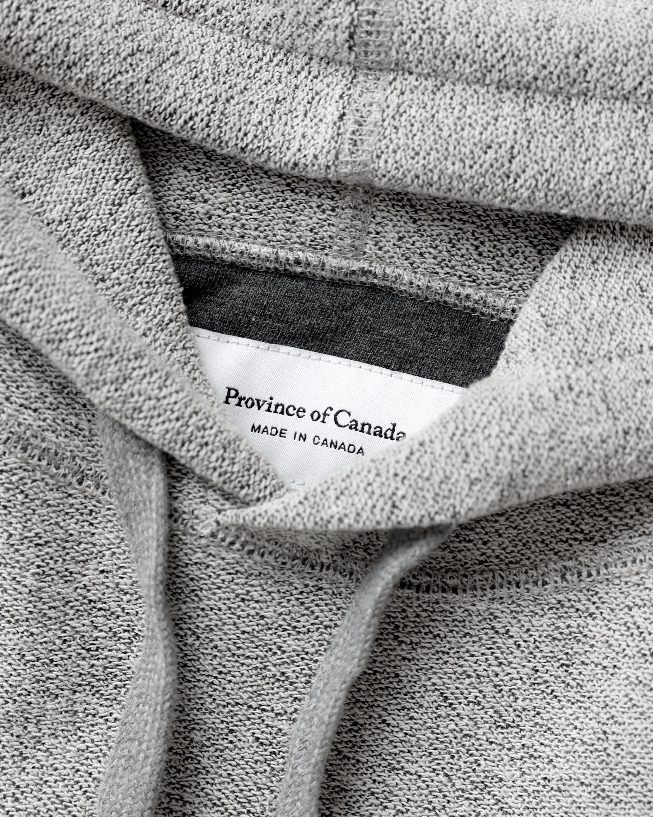 Reverse French Terry Hoodie Charcoal - Unisex sold by Province of Canada product image thumbnail 5