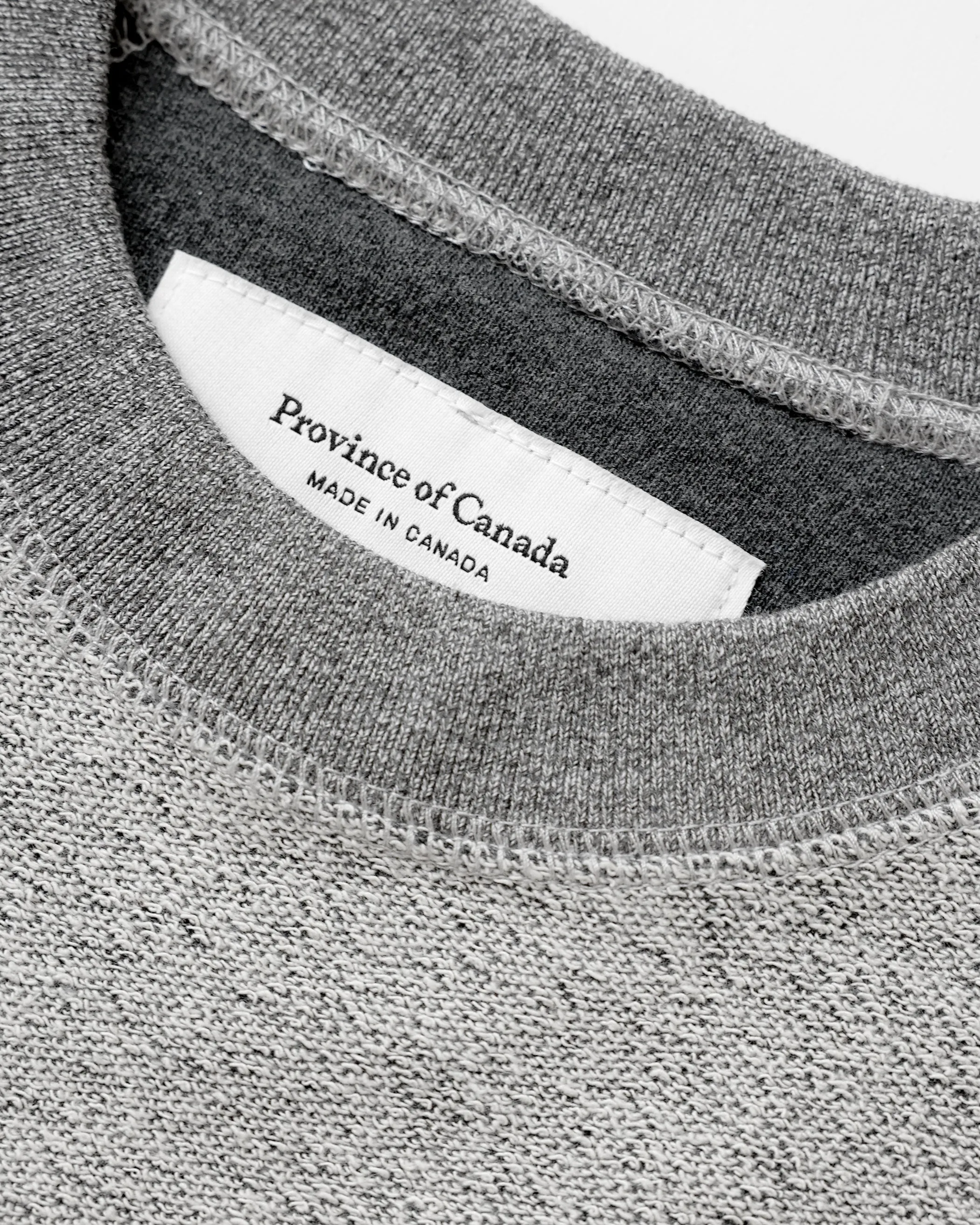 Reverse French Terry Sweatshirt Charcoal - Unisex sold by Province of Canada product image thumbnail 4