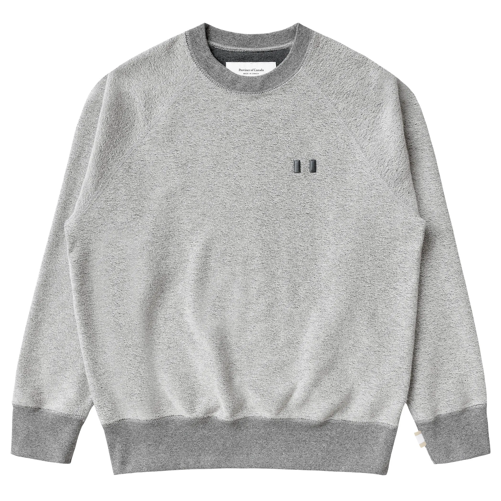 Reverse French Terry Sweatshirt Charcoal - Unisex sold by Province of Canada