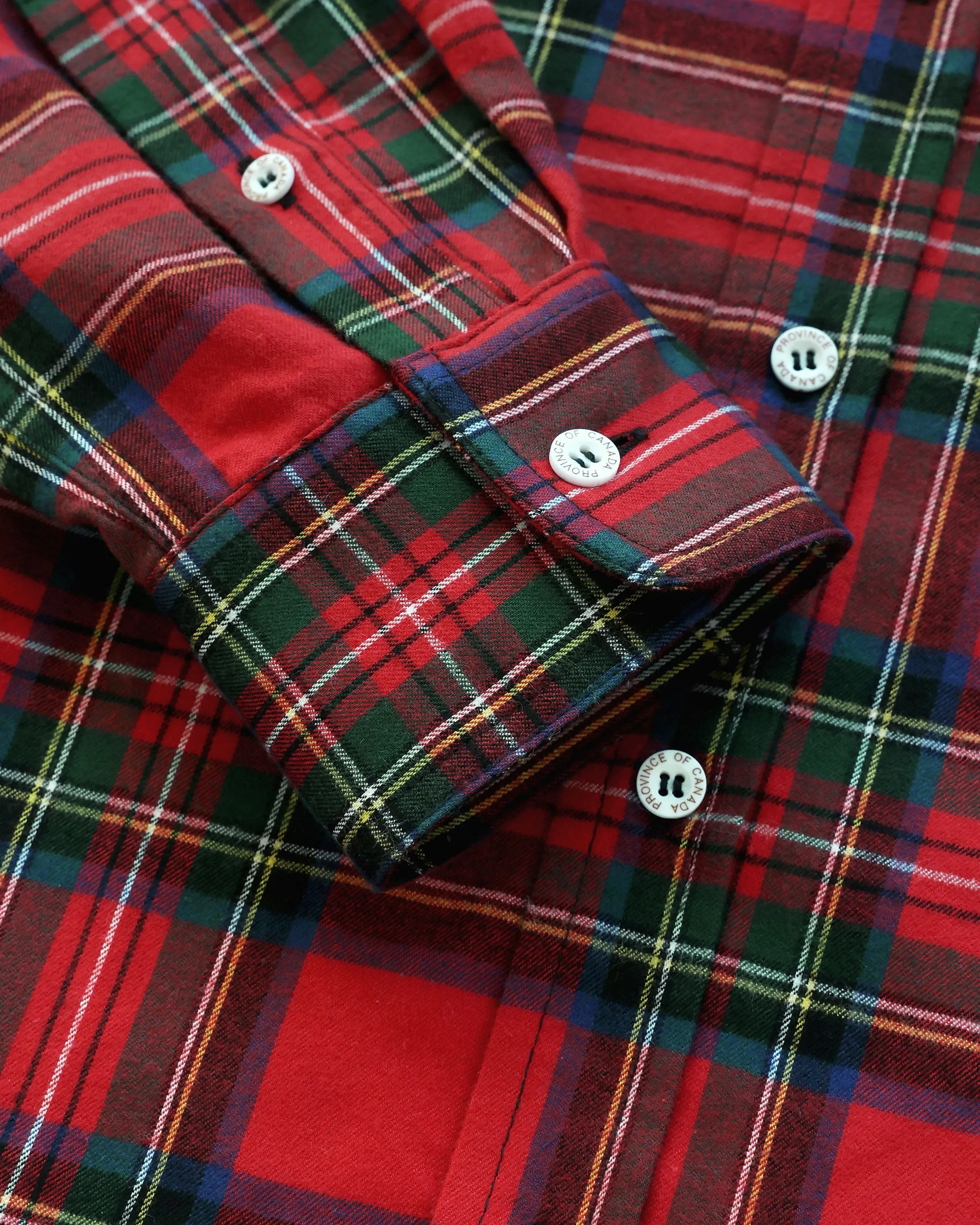 Plaid Flannel Shirt Red - Unisex sold by Province of Canada product image thumbnail 5