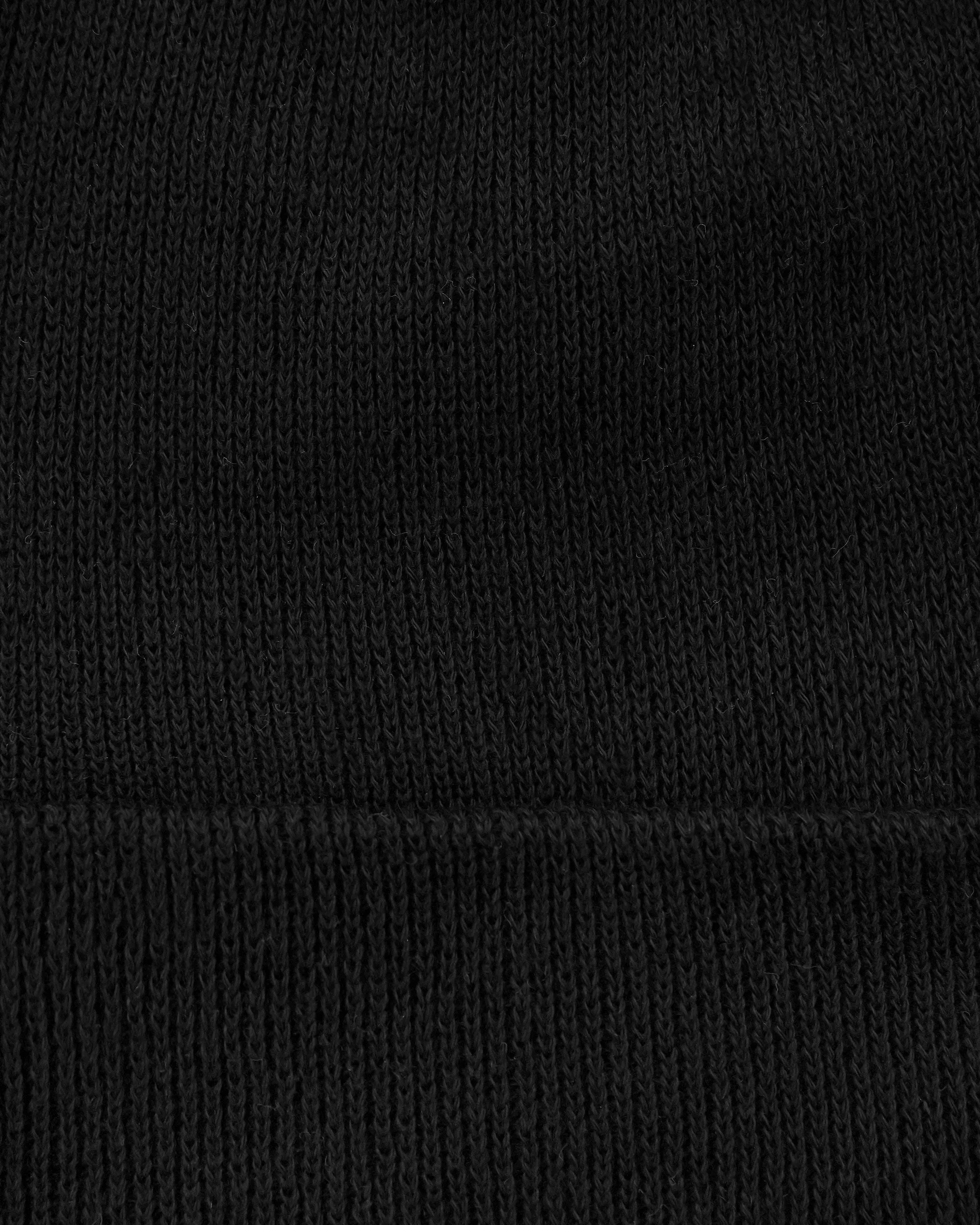 Fine Ribbed Cotton Toque Black sold by Province of Canada product image thumbnail 5