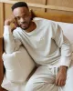 Reverse French Terry Sweatshirt Natural - Unisex sold by Province of Canada