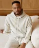 Reverse French Terry Hoodie Natural - Unisex sold by Province of Canada