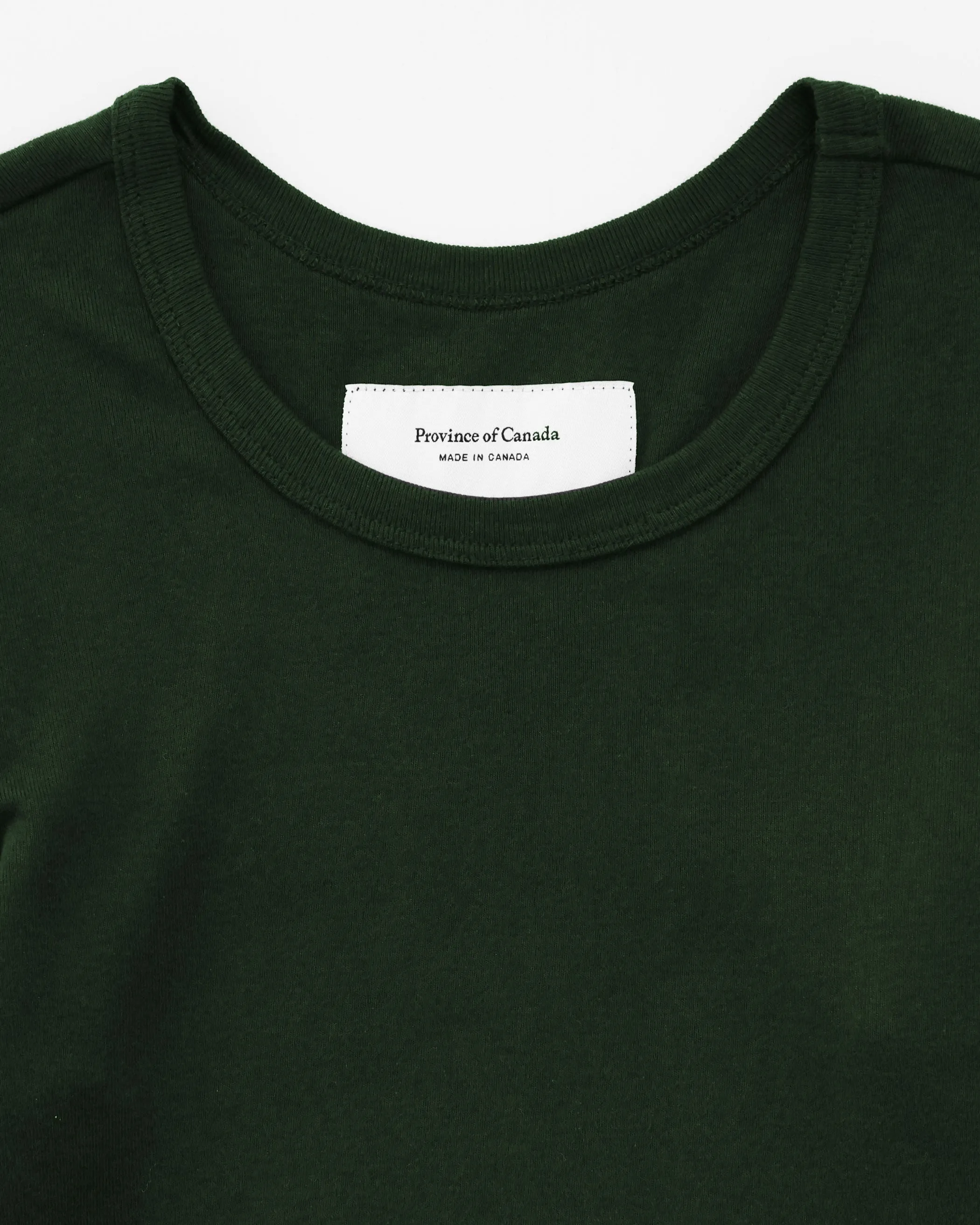 Fine Ribbed Long Sleeve Dress Forest sold by Province of Canada product image thumbnail 3