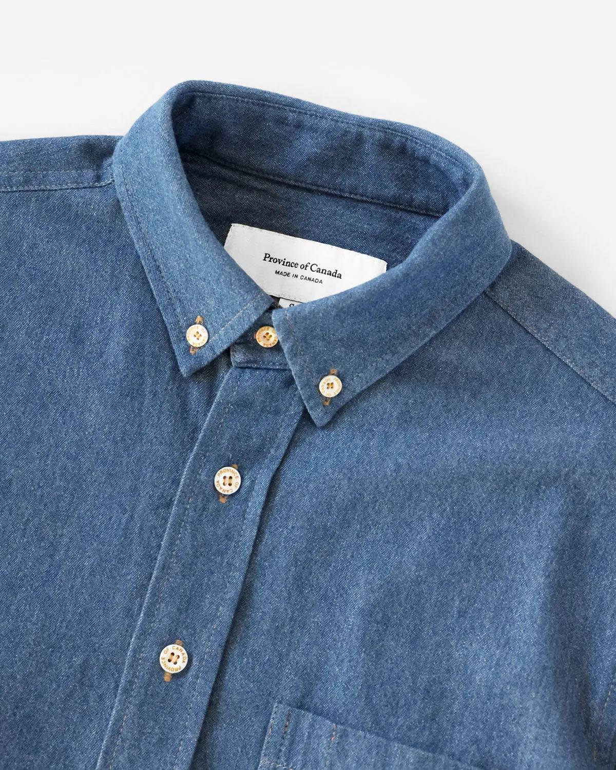 Dark Wash Denim Shirt - Unisex sold by Province of Canada product image thumbnail 4