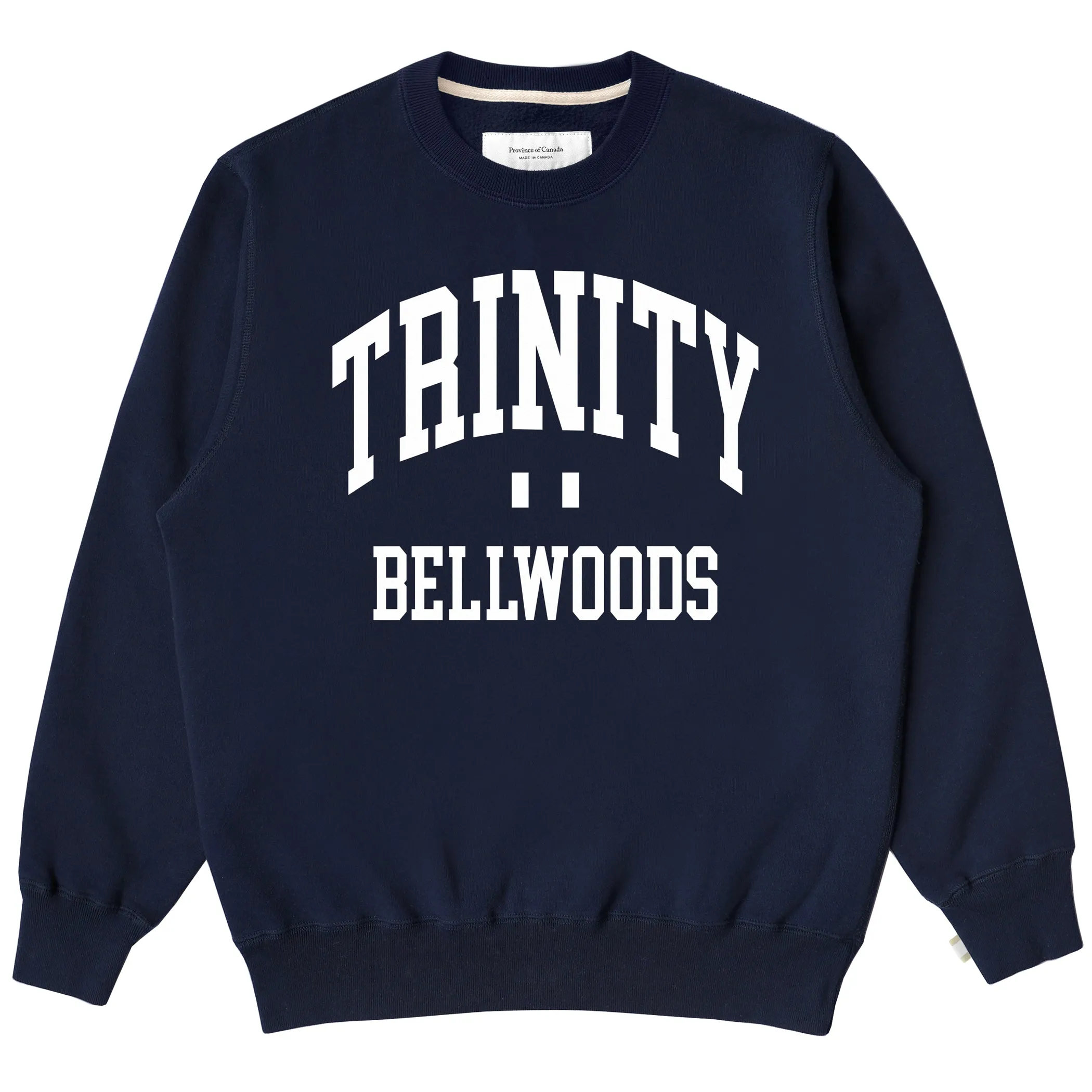 Trinity Bellwoods Fleece Sweatshirt Navy sold by Province of Canada