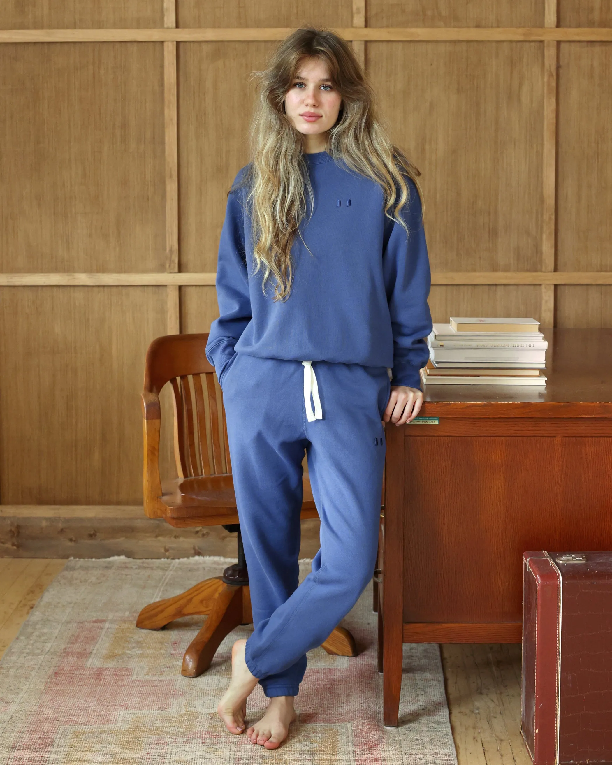 Flag Fleece Sweatpant French Blue - Unisex sold by Province of Canada product image thumbnail 3