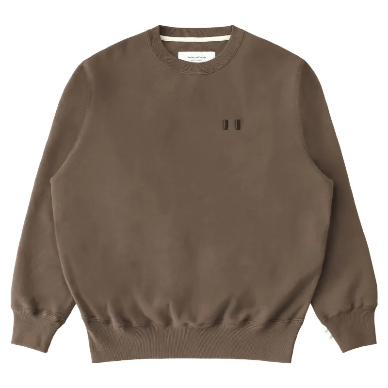 Flag Fleece Sweatshirt Chestnut - Unisex sold by Province of Canada