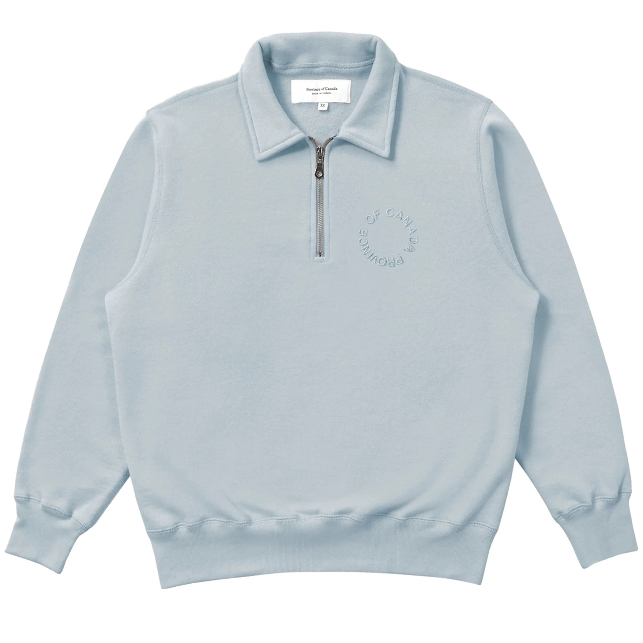Half Zip Fleece Sweatshirt Blueish - Unisex sold by Province of Canada